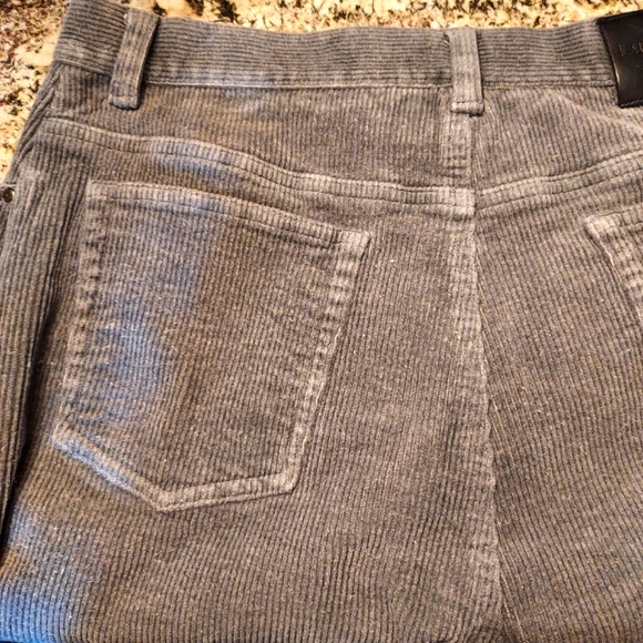 Lauren Jeans Co. by Ralph Lauren Grey Brushed Corduroy Jeans. - Picture 7 of 12